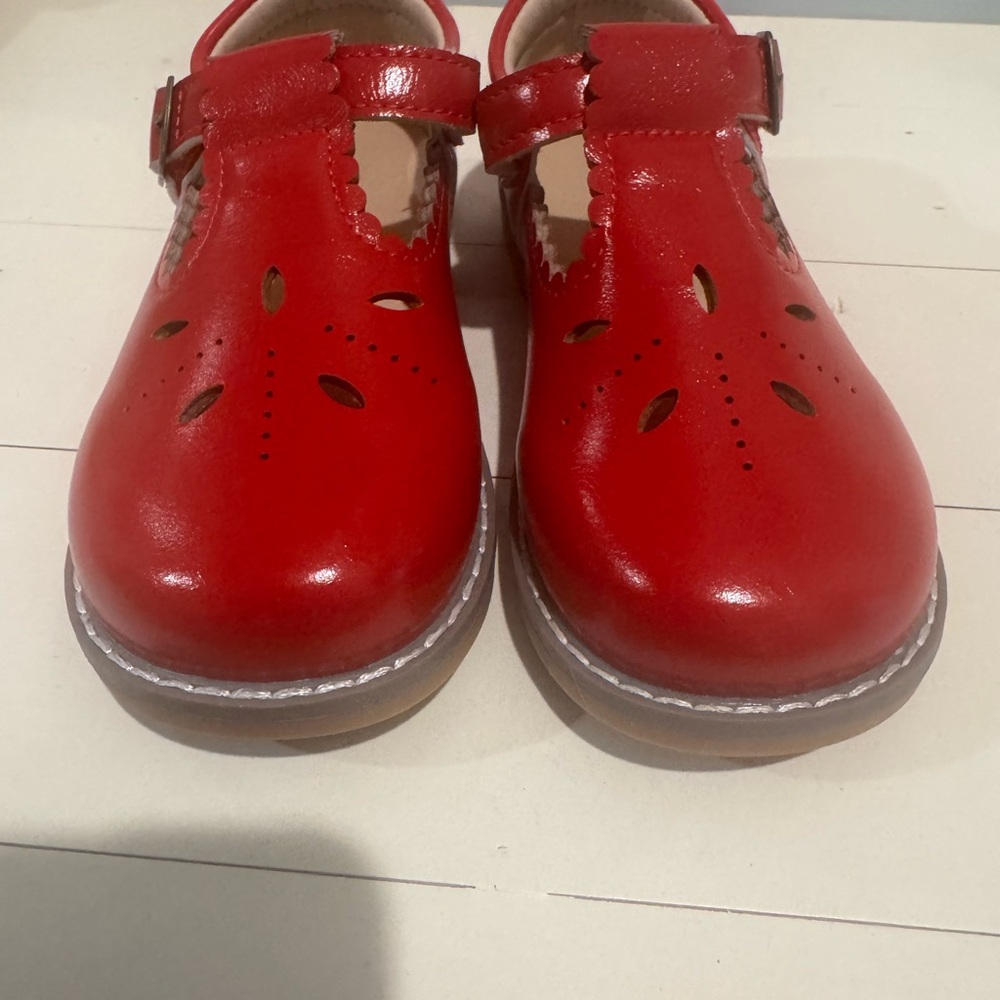 Red Kids Mary Jane Shoes